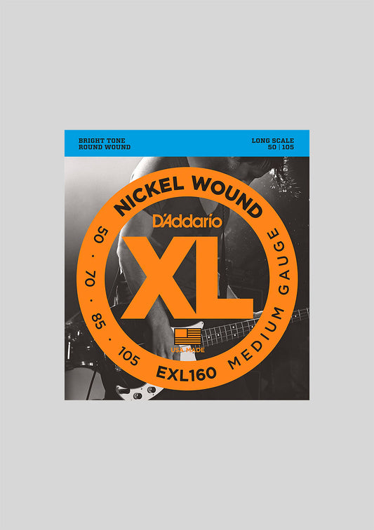 Cuerdas bajo eléctrico D'addario 50-105 EXL160
