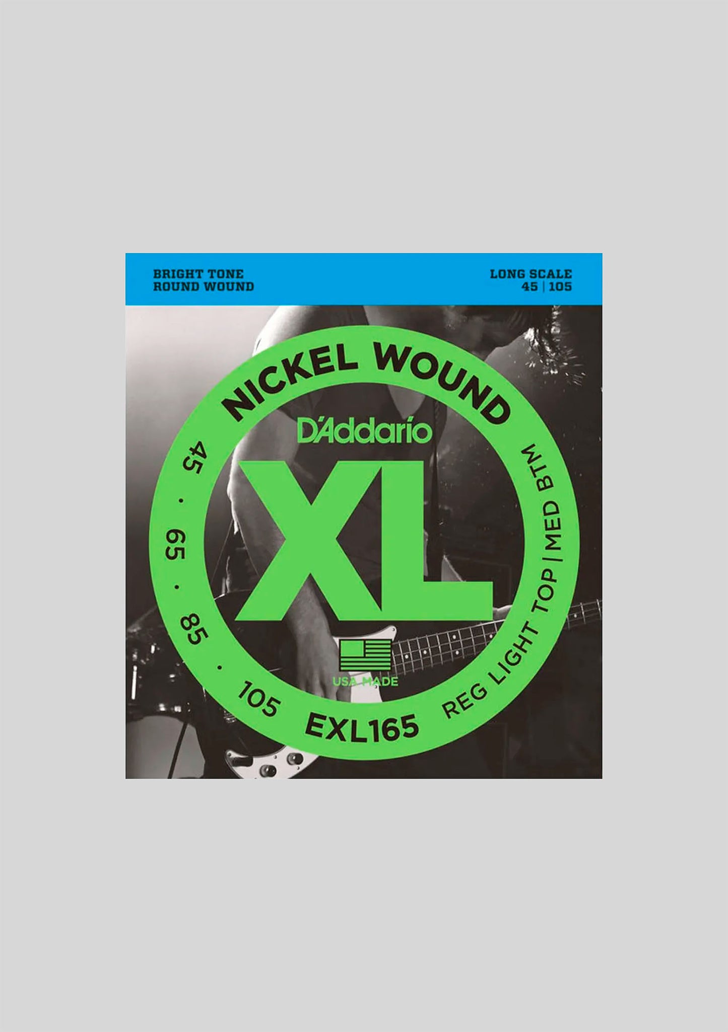Cuerdas bajo eléctrico D'addario Escala Larga 45-105 EXL165