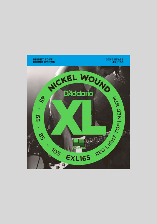 Cuerdas bajo eléctrico D'addario Escala Larga 45-105 EXL165