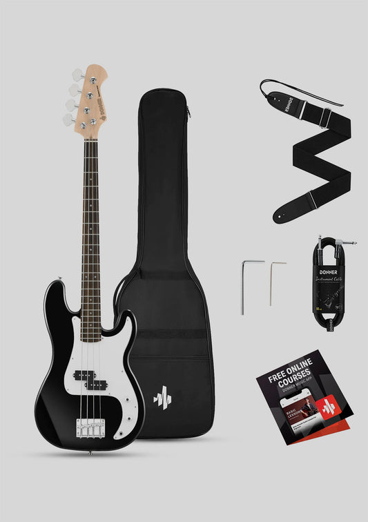 Donner DPB-510 black (incluye funda) - Bajo eléctrico