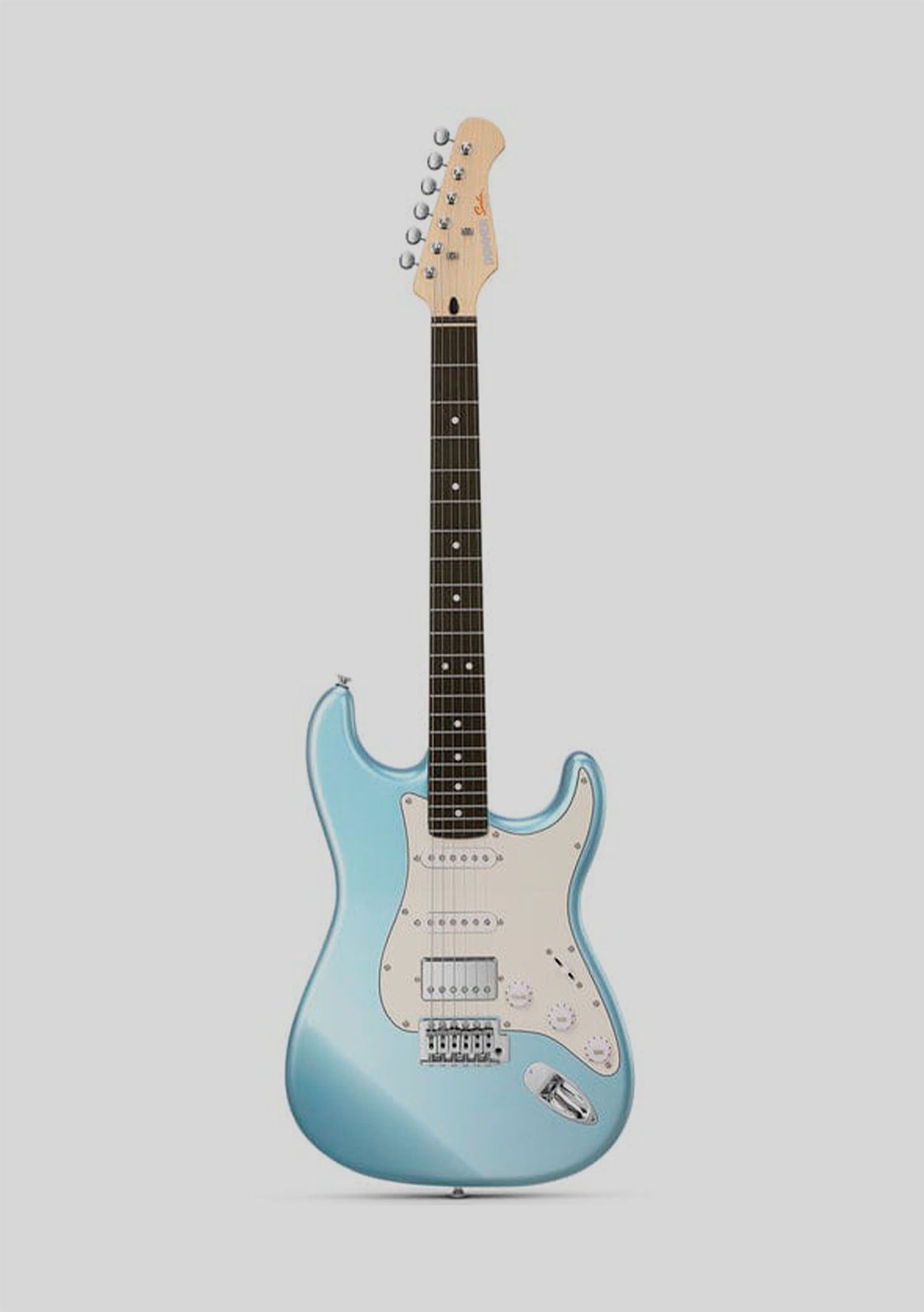 Donner DST-152 tipo stratocaster color azul pack (incluye funda, amplificador y accesorios) - Guitarra eléctrica
