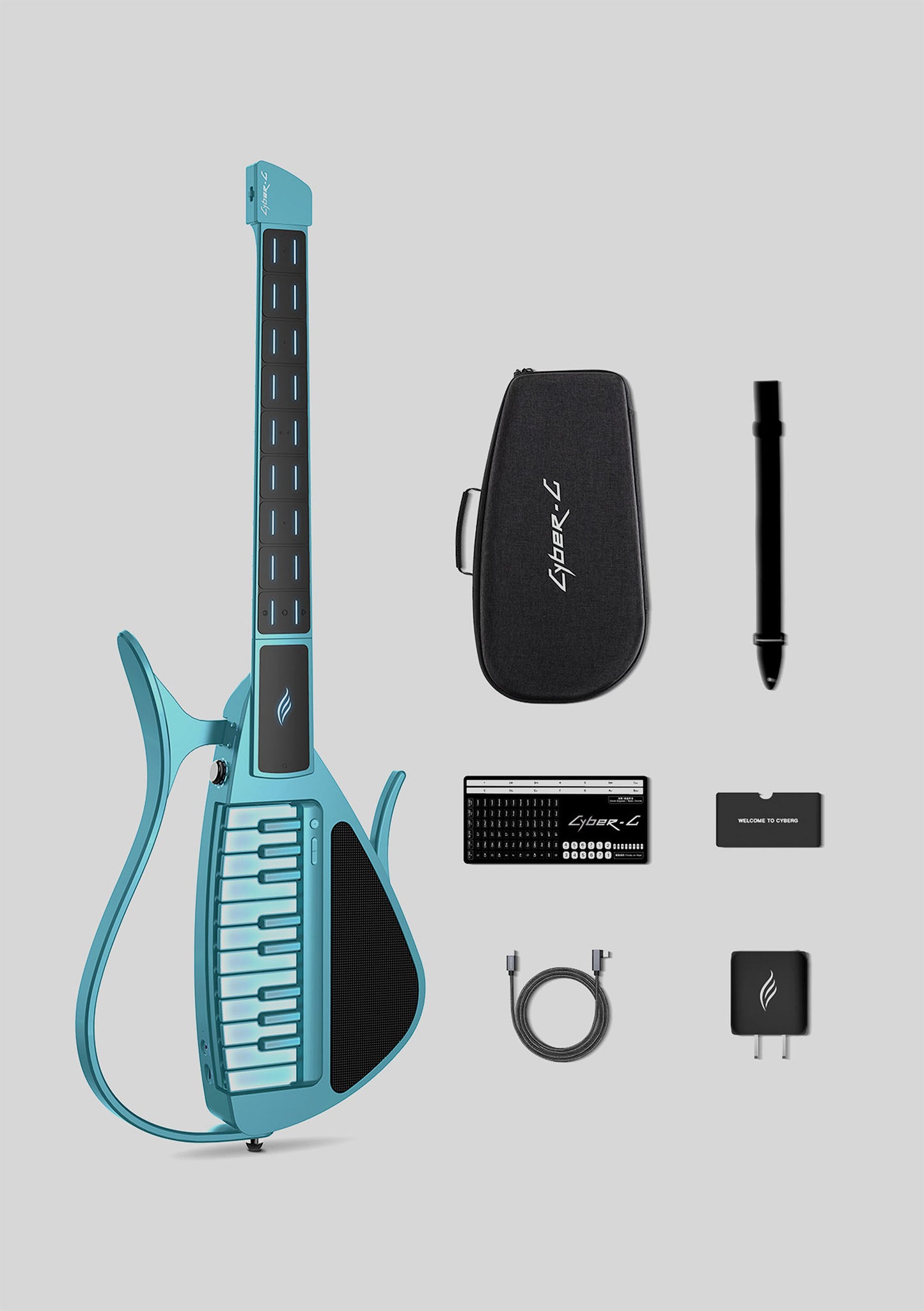 Enya Cyber-G Blue (incluye stand) Demo Model