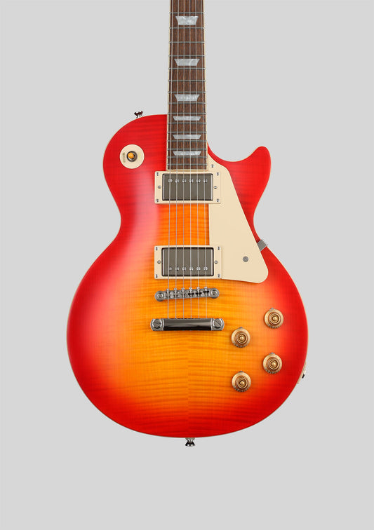 Epiphone 1959 Standard Inspired by Gibson Les Paul Deep Cherry Sunburst usada año 2023 (incluye hardcase) - Guitarra eléctrica