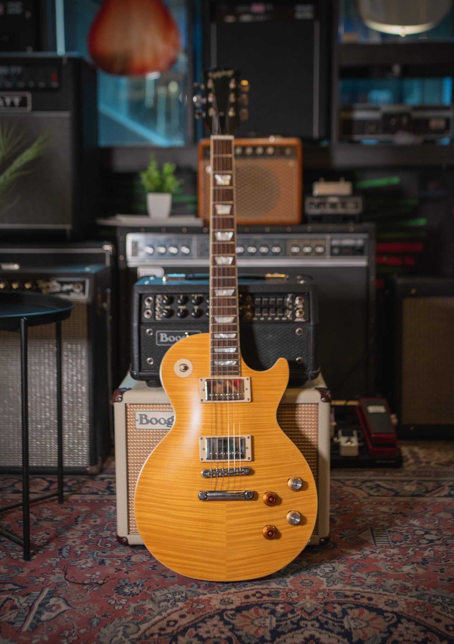 Epiphone Kirk Hammett Greeny 1959 Les Paul Standard Greeny Burst usada año 2023 - Guitarra eléctrica