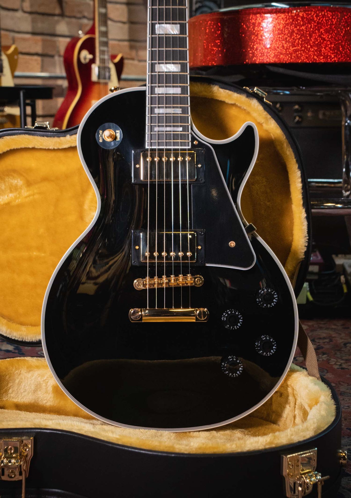 Epiphone Les Paul Custom Inpired by Gibson Ebony - Guitarra eléctrica