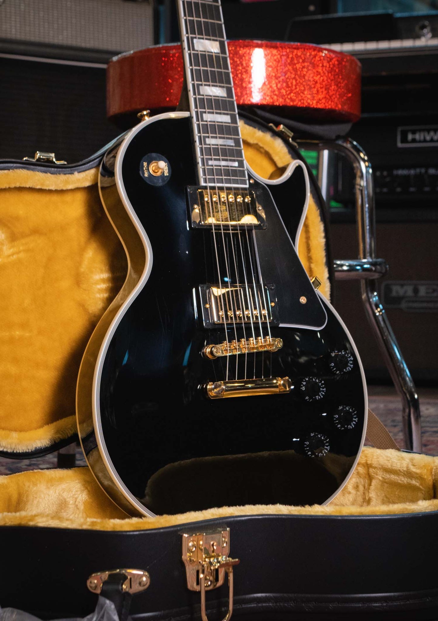 Epiphone Les Paul Custom Inpired by Gibson Ebony - Guitarra eléctrica