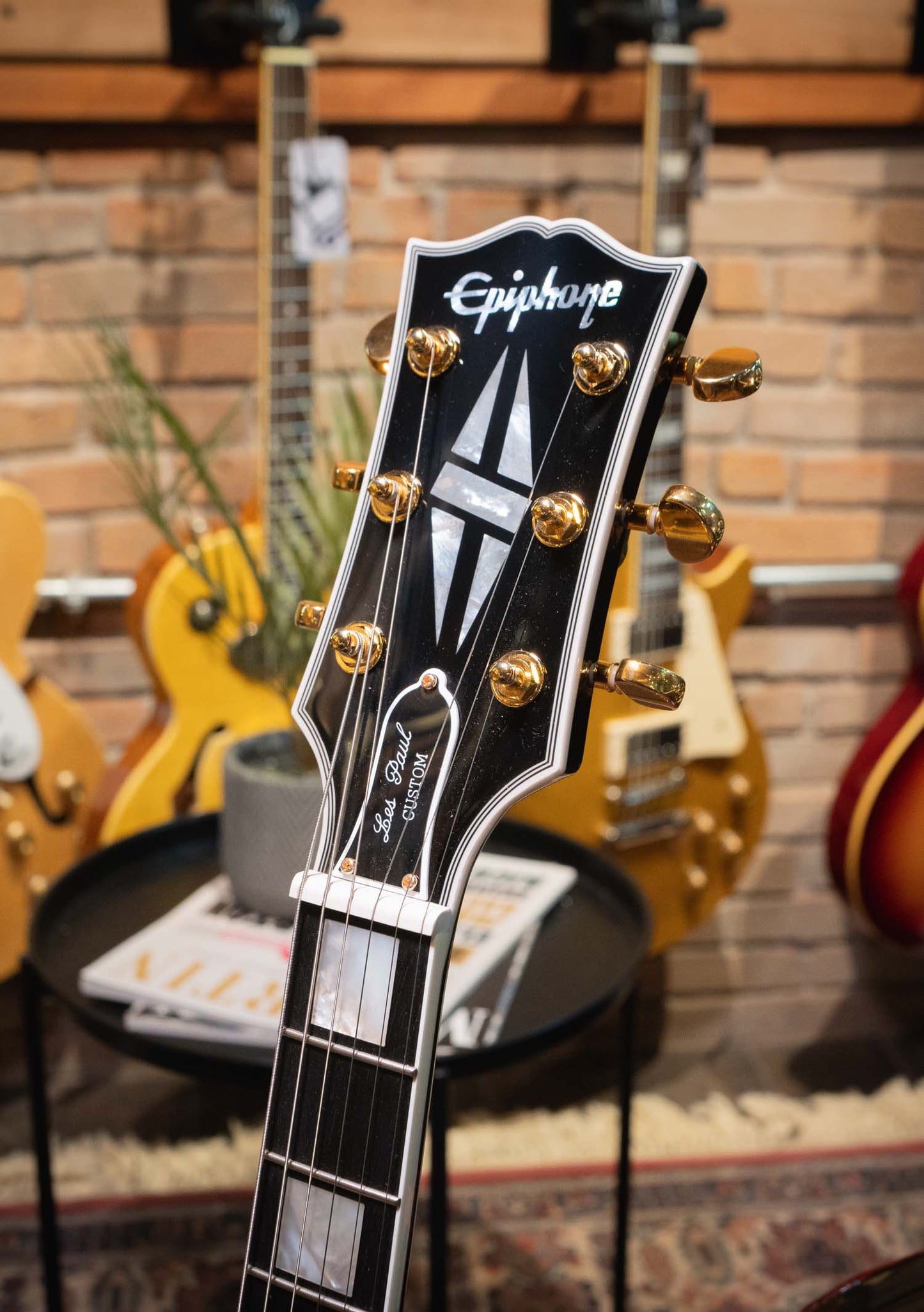 Epiphone Les Paul Custom Inpired by Gibson Ebony - Guitarra eléctrica