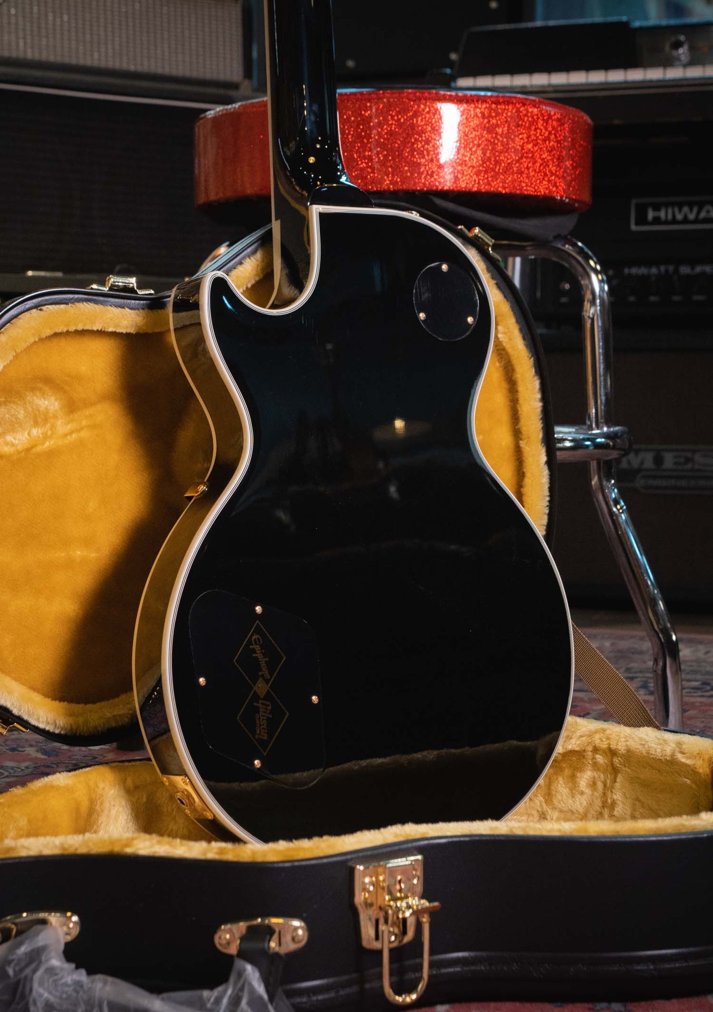 Epiphone Les Paul Custom Inpired by Gibson Ebony - Guitarra eléctrica