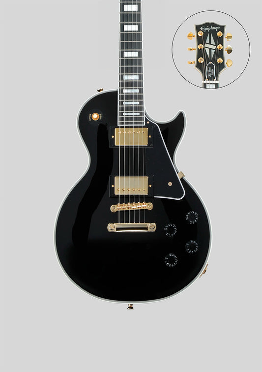 Epiphone Les Paul Custom Inpired by Gibson Ebony - Guitarra eléctrica