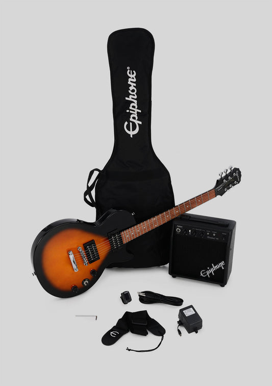 Epiphone Les Paul Player Vintage Sunburst pack (guitarra + amplificador + funda + accesorios) - Guitarra eléctrica