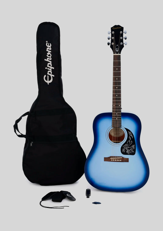 Epiphone Starling color Blue Pack (cuerdas metalicas) - Guitarra acústica