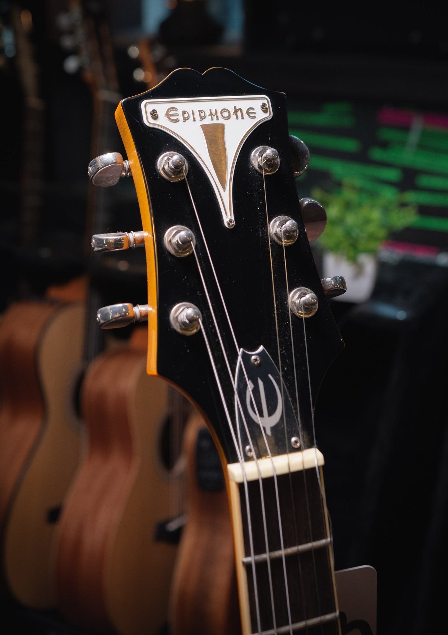 Epiphone Wildkat Antique Natural usada año 2016 (incluye hardcase) - Guitarra eléctrica
