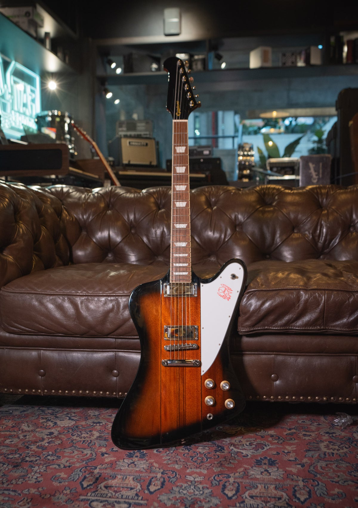 Epiphone 1963 Firebird Laurel Fingerboard Vintage Sunburst - Guitarra eléctrica