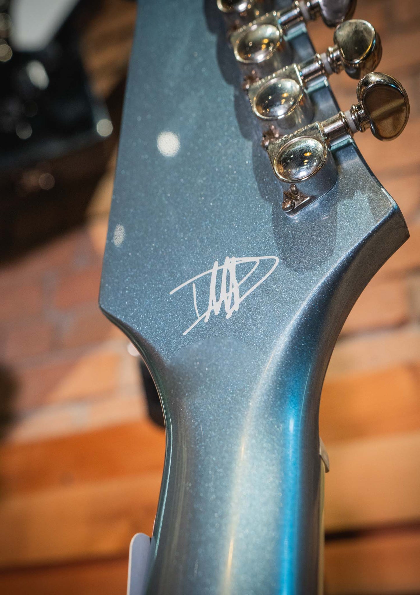Epiphone DG-335 Dave Grohl Pelham Blue semi nueva año 2023 (incluye hardcase) - Guitarra eléctrica