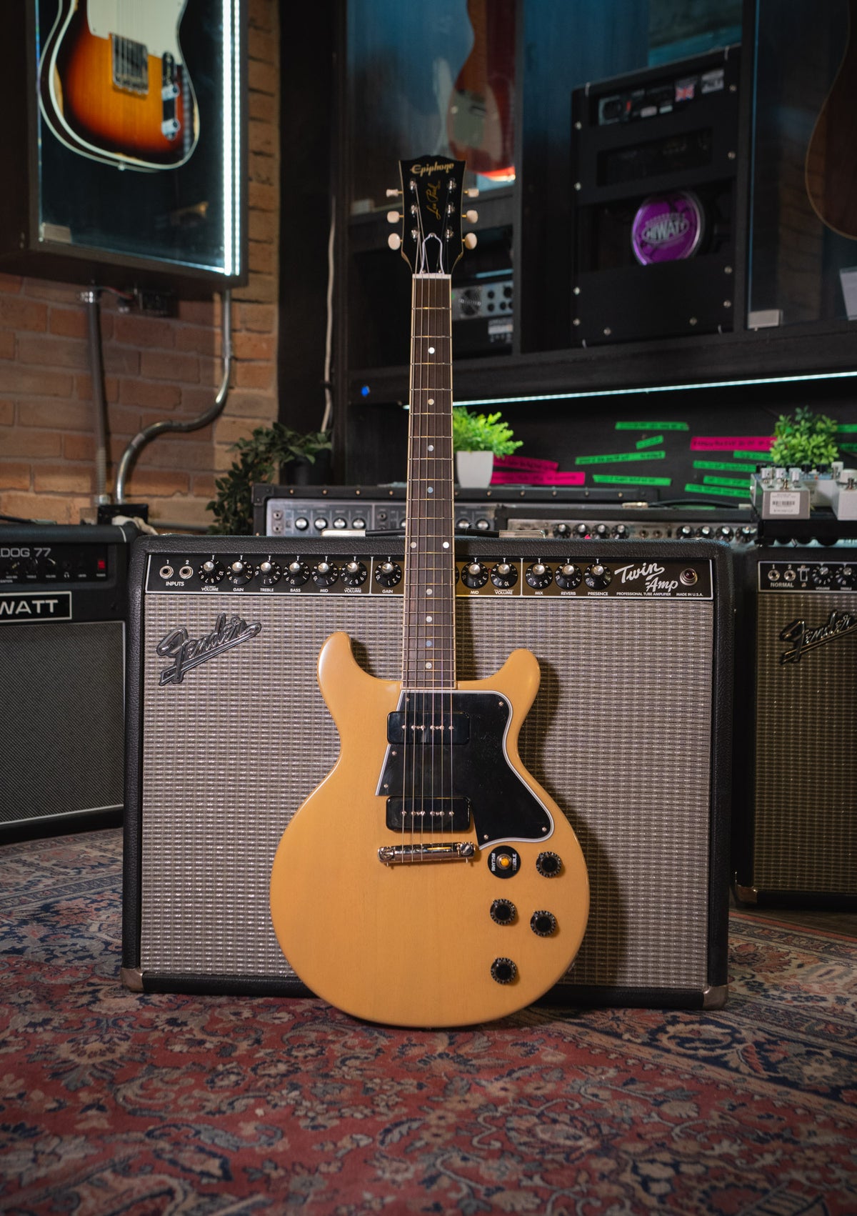 Epiphone Inspired by Gibson Custom 1960 Les Paul Special Double Cut Reissue TV Yellow - Guitarra eléctrica