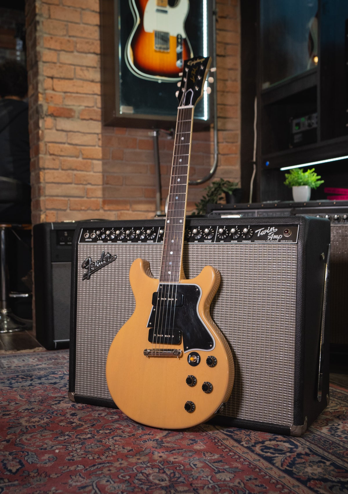 Epiphone Inspired by Gibson Custom 1960 Les Paul Special Double Cut Reissue TV Yellow - Guitarra eléctrica
