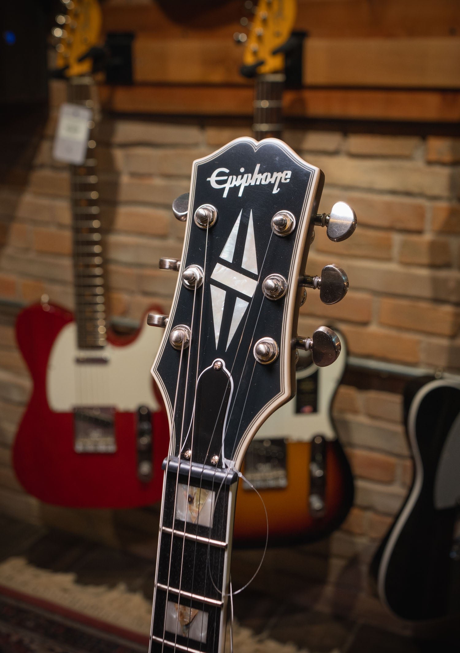 Guitarra eléctrica Epiphone Les Paul Prophecy color black aged