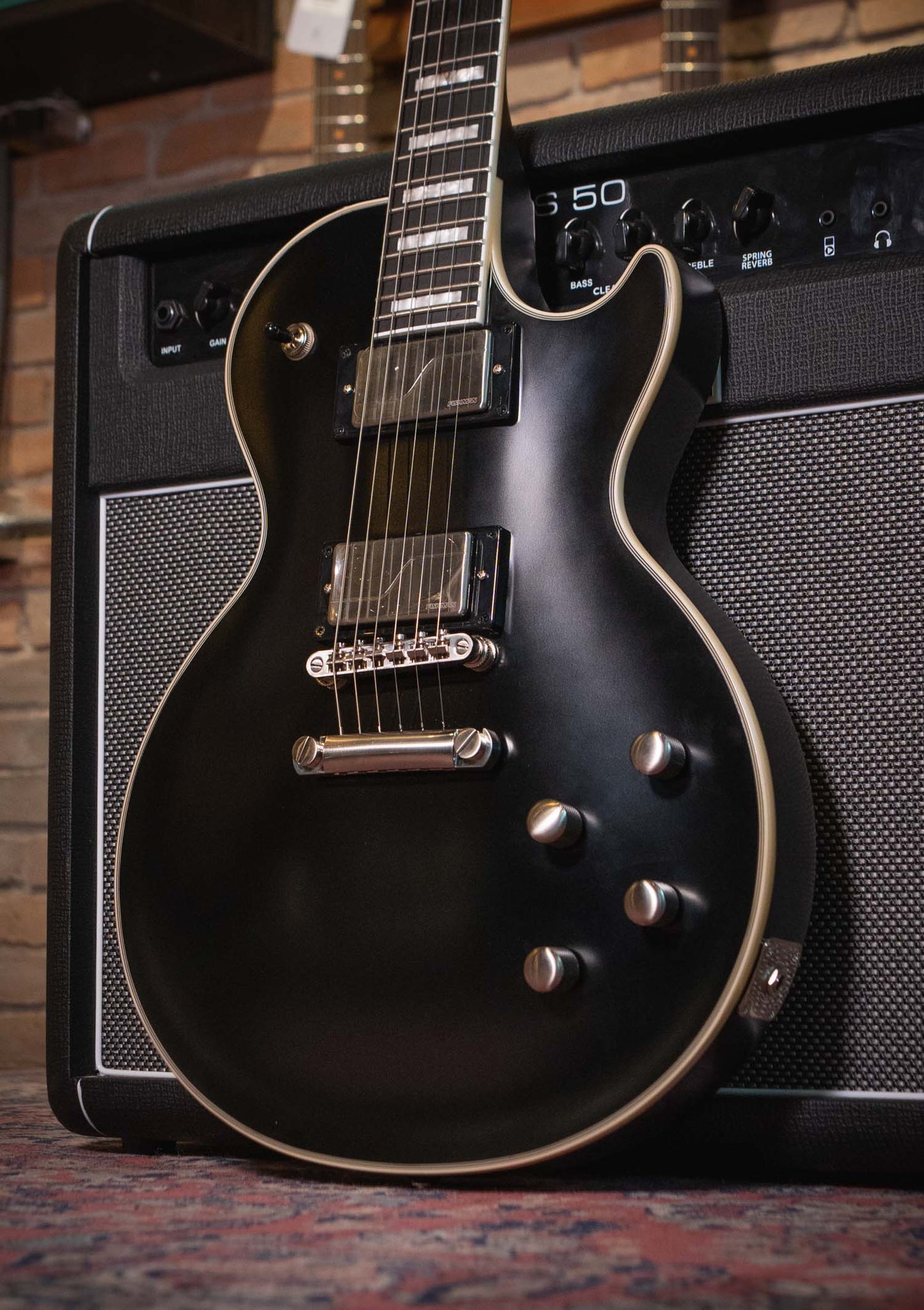Epiphone Les Paul Prophecy color black aged gloss - Guitarra eléctrica