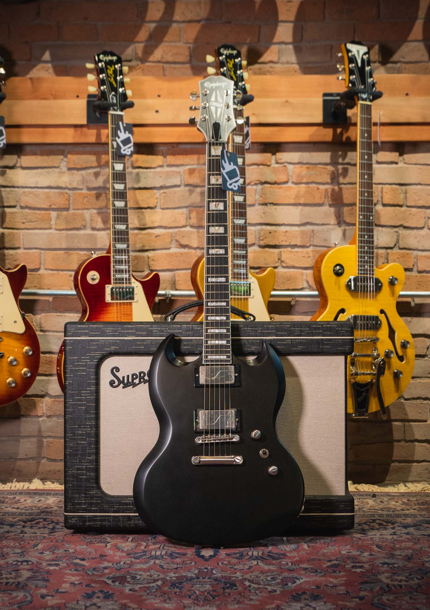 Epiphone SG Prophecy Black Aged Gloss - Guitarra eléctrica – Fat Store