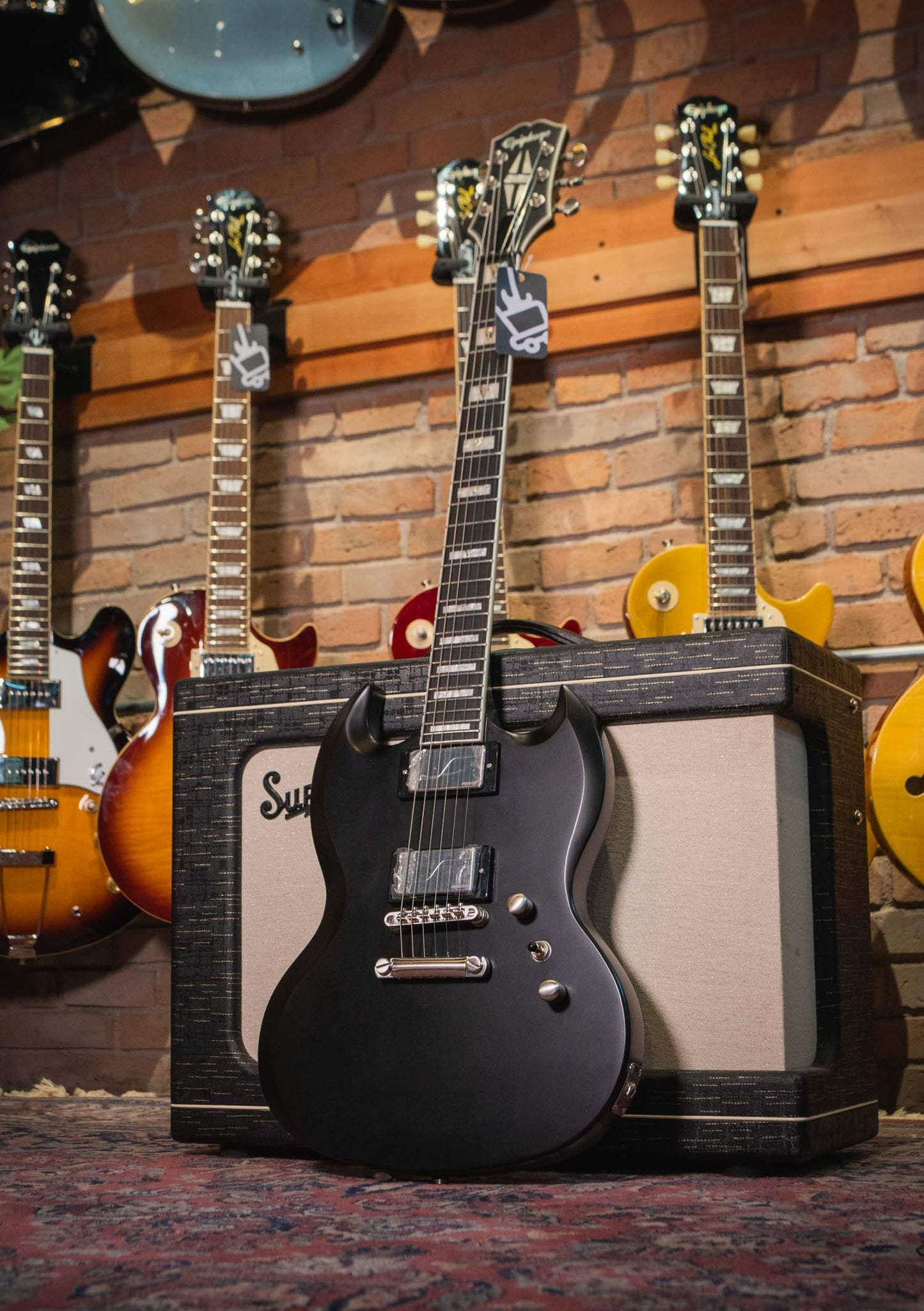 Epiphone SG Prophecy Black Aged Gloss - Guitarra eléctrica