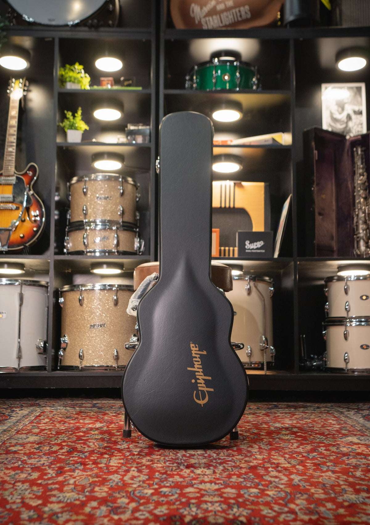 Estuche rígido Epiphone para Les Paul color negro - Hardcase