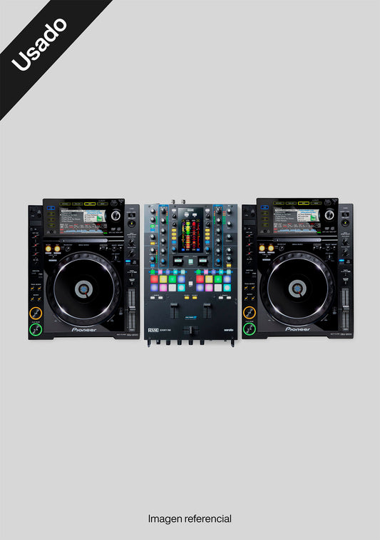 Pioneer CDJ 2000 110v (par) + Rane Seventy Two - Usado (incluye hard case)