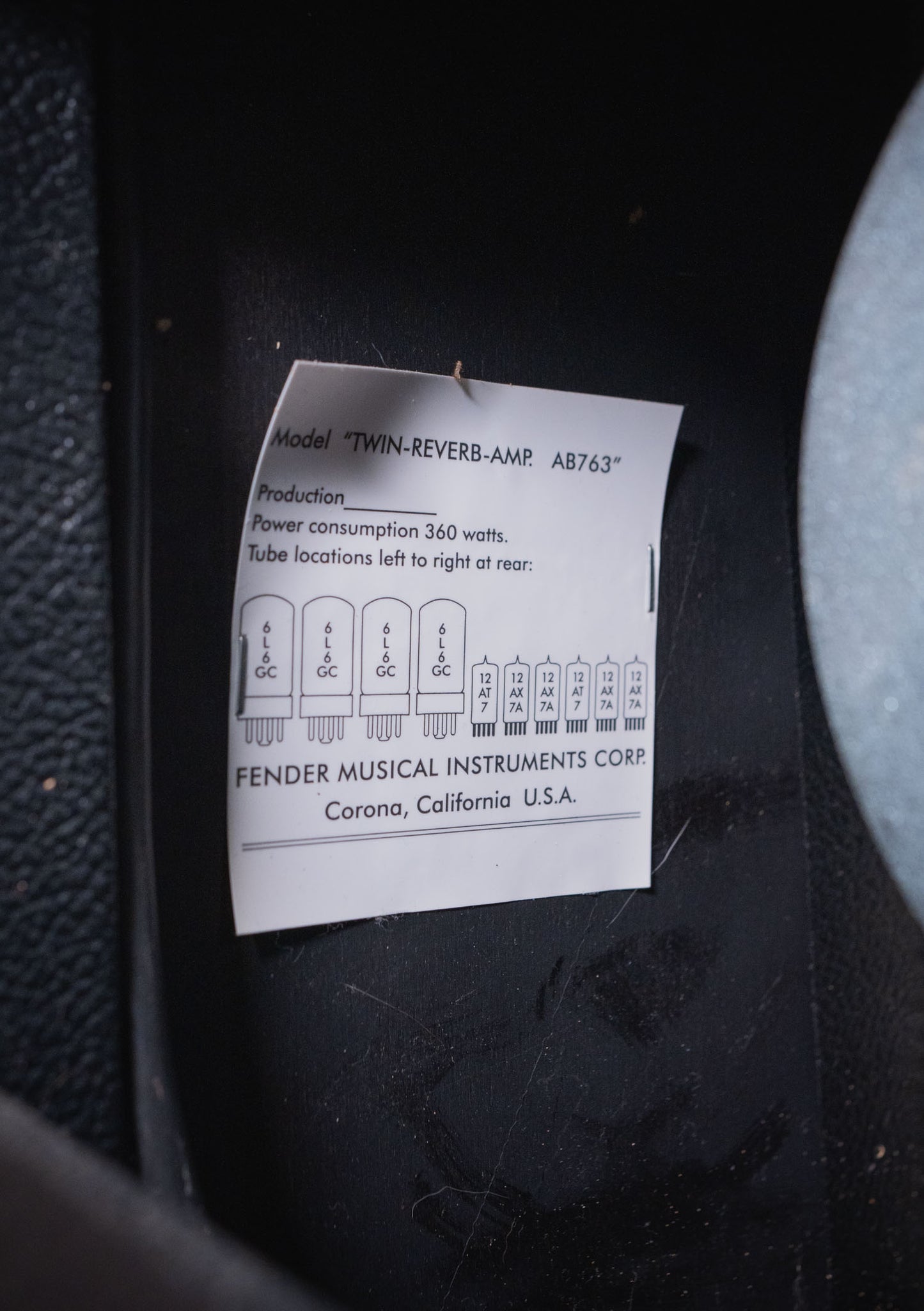 Fender 65 Twin Reverb® Incluye Footswitch Black usado año 2008 - Amplificadores