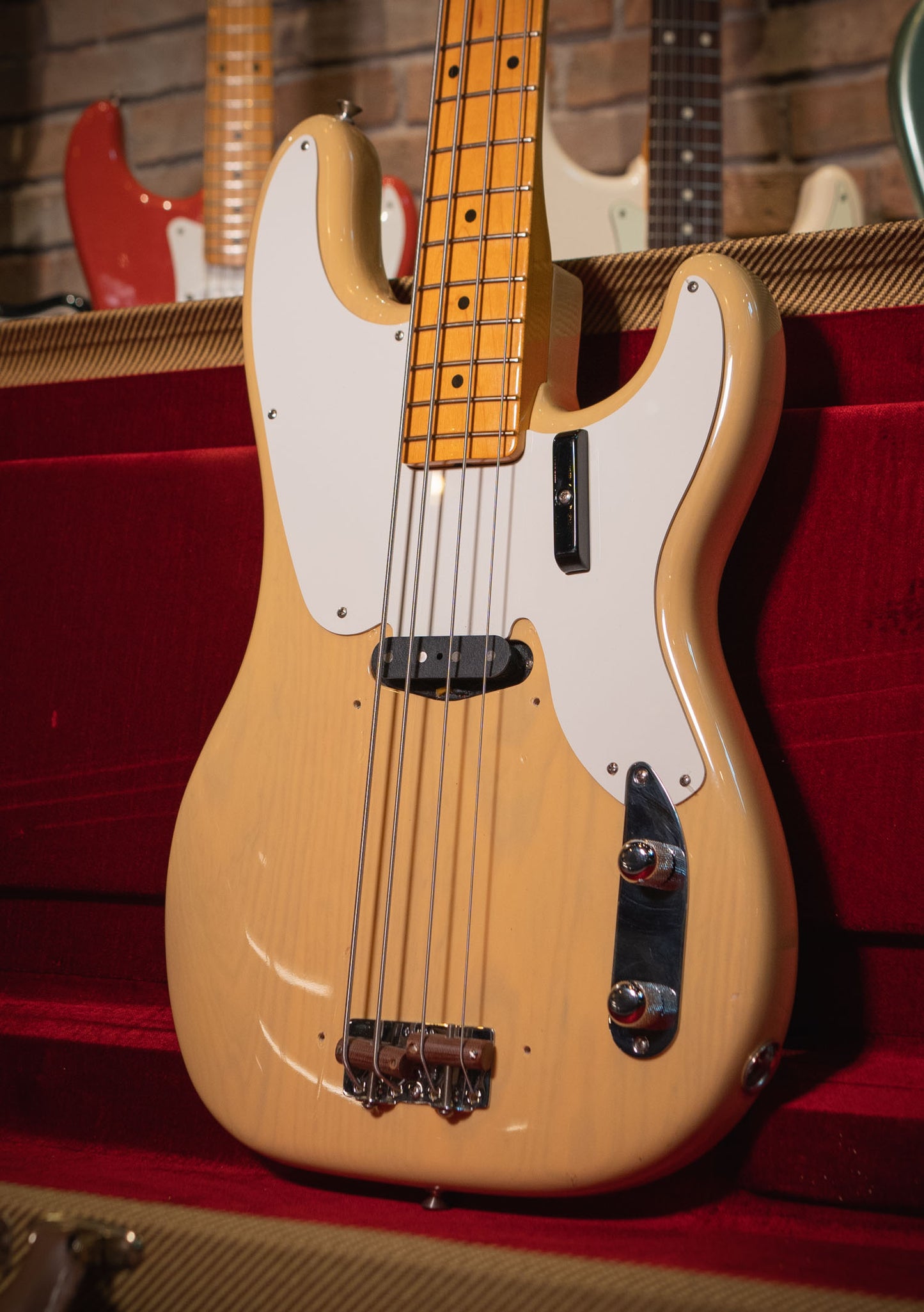 Fender American Vintage II 1954 Precision Bass® Vintage Blonde usado año 2023 (incluye hardcase) - Bajo eléctrico
