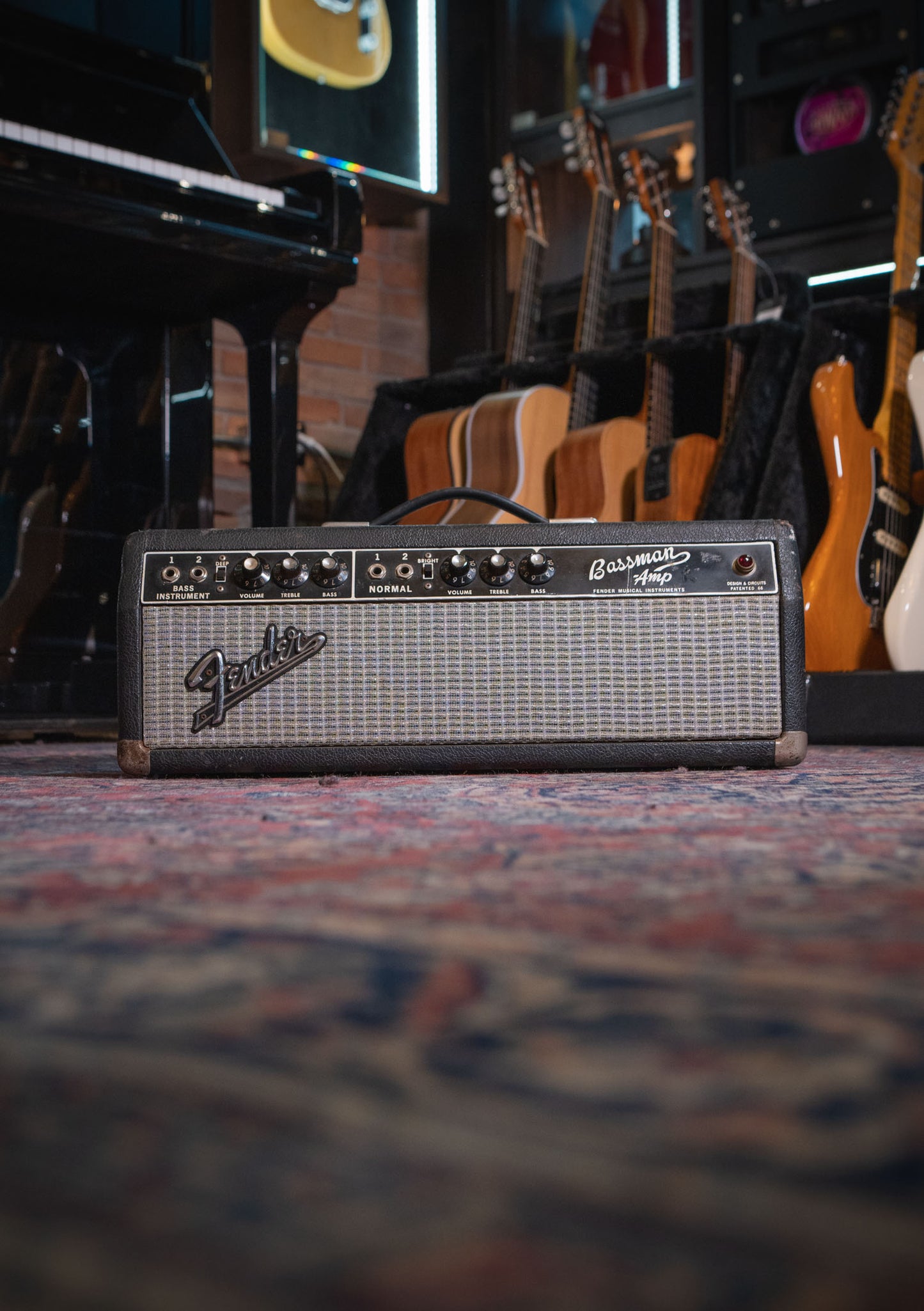 Fender Bassman Black Panel año 1967 - Amp Black usado - Amplificador de bajo