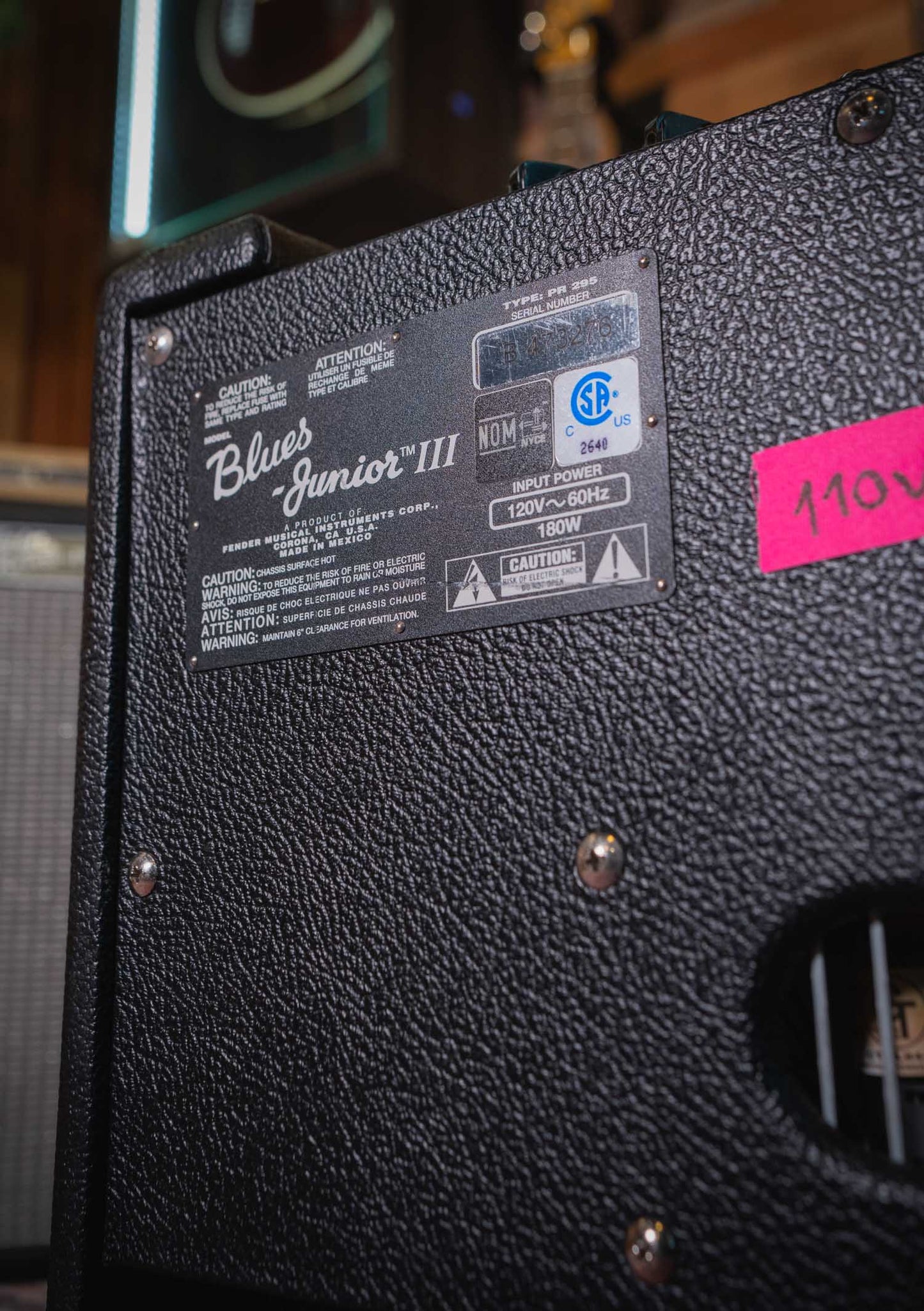 Fender Blues Junior® III Black usado año 2010 - Amplificadores