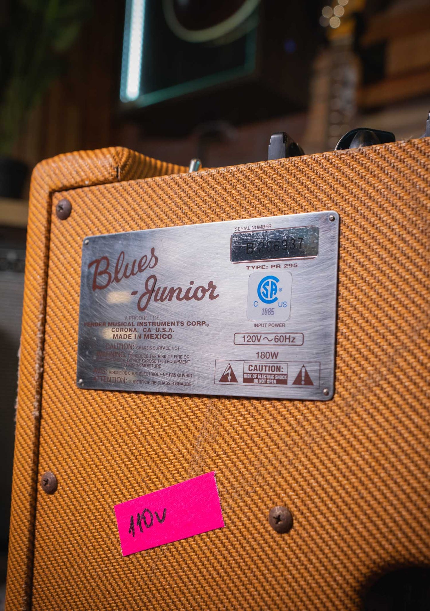 Fender Blues Junior® Lacquered Tweed usado año 2011 - Amplificadores