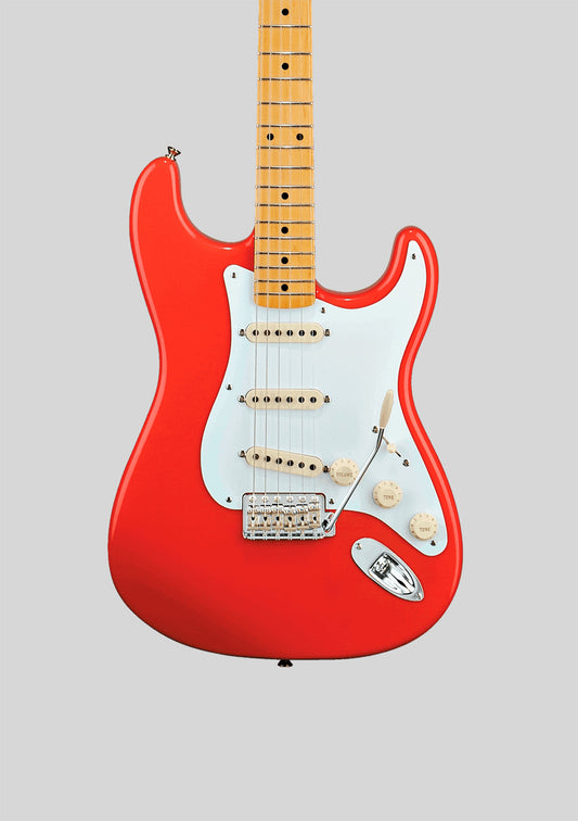 Fender Classic Series 50s Stratocaster® Fiesta Red usada año 2011 (incluye funda) - Guitarra eléctrica