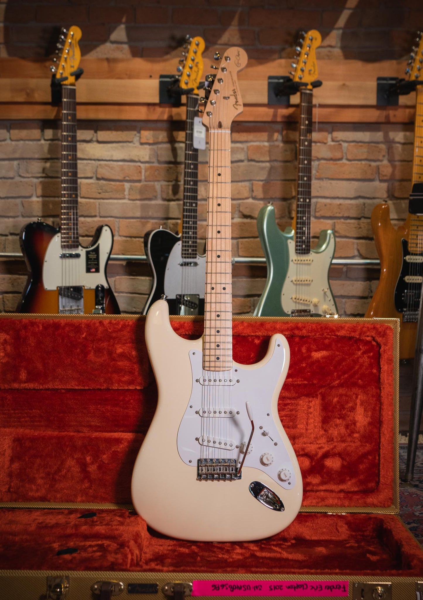 Fender Eric Clapton Stratocaster®  Olympic White usada año 2015 - Guitarra eléctrica