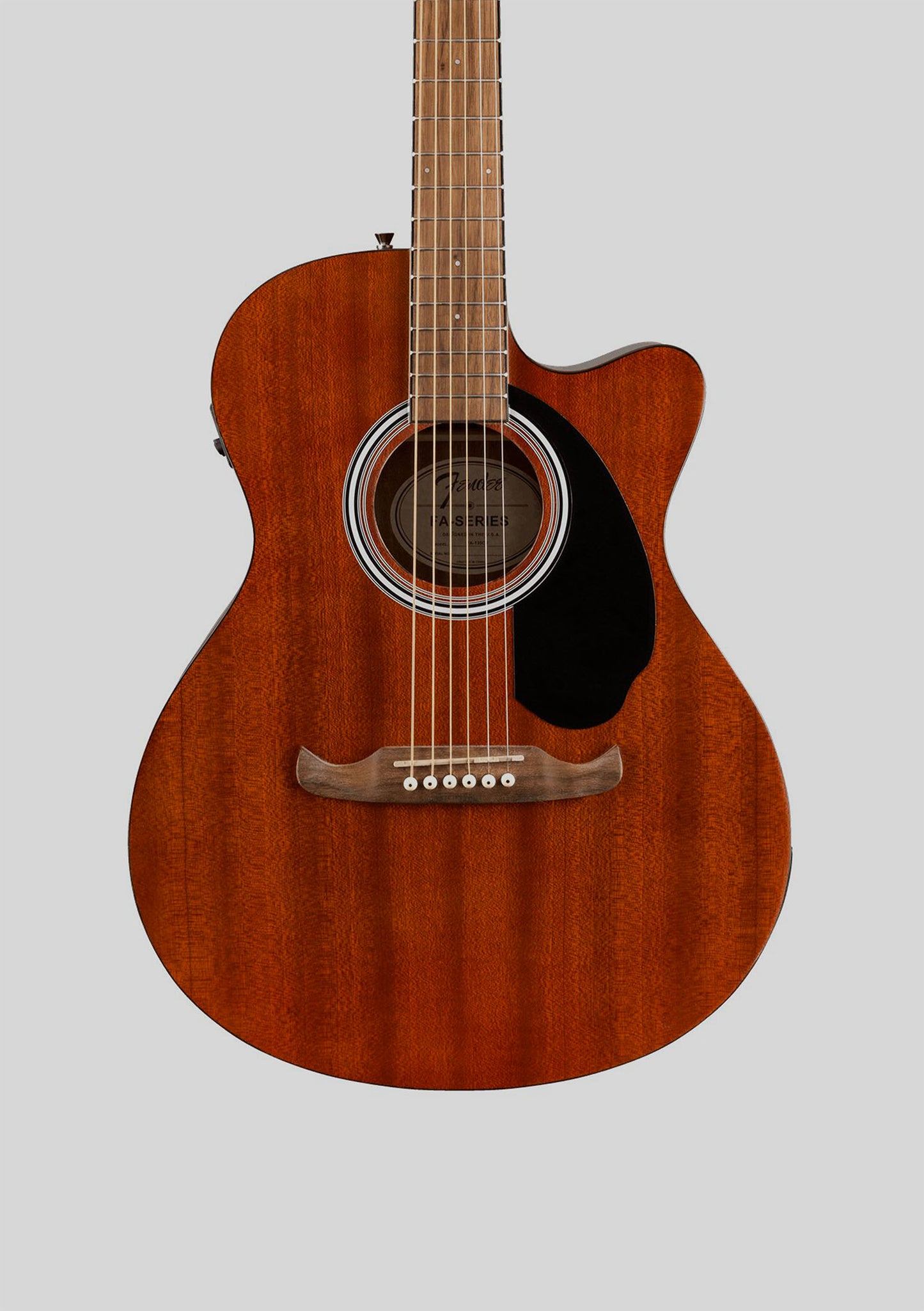 Fender FA-135CE Concert V2 AMWN SERIES Mahogany usada (incluye hardcase) - Guitarra electroacústica