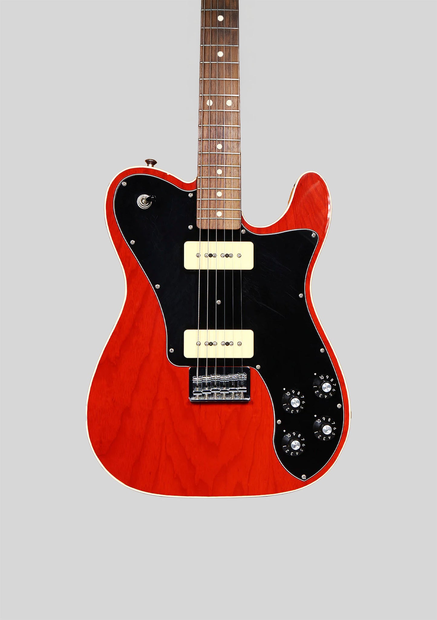 Fender FSR 72 Telecaster Custom P90 Sunset Orange Transparent usada año 2012 - Guitarra eléctrica