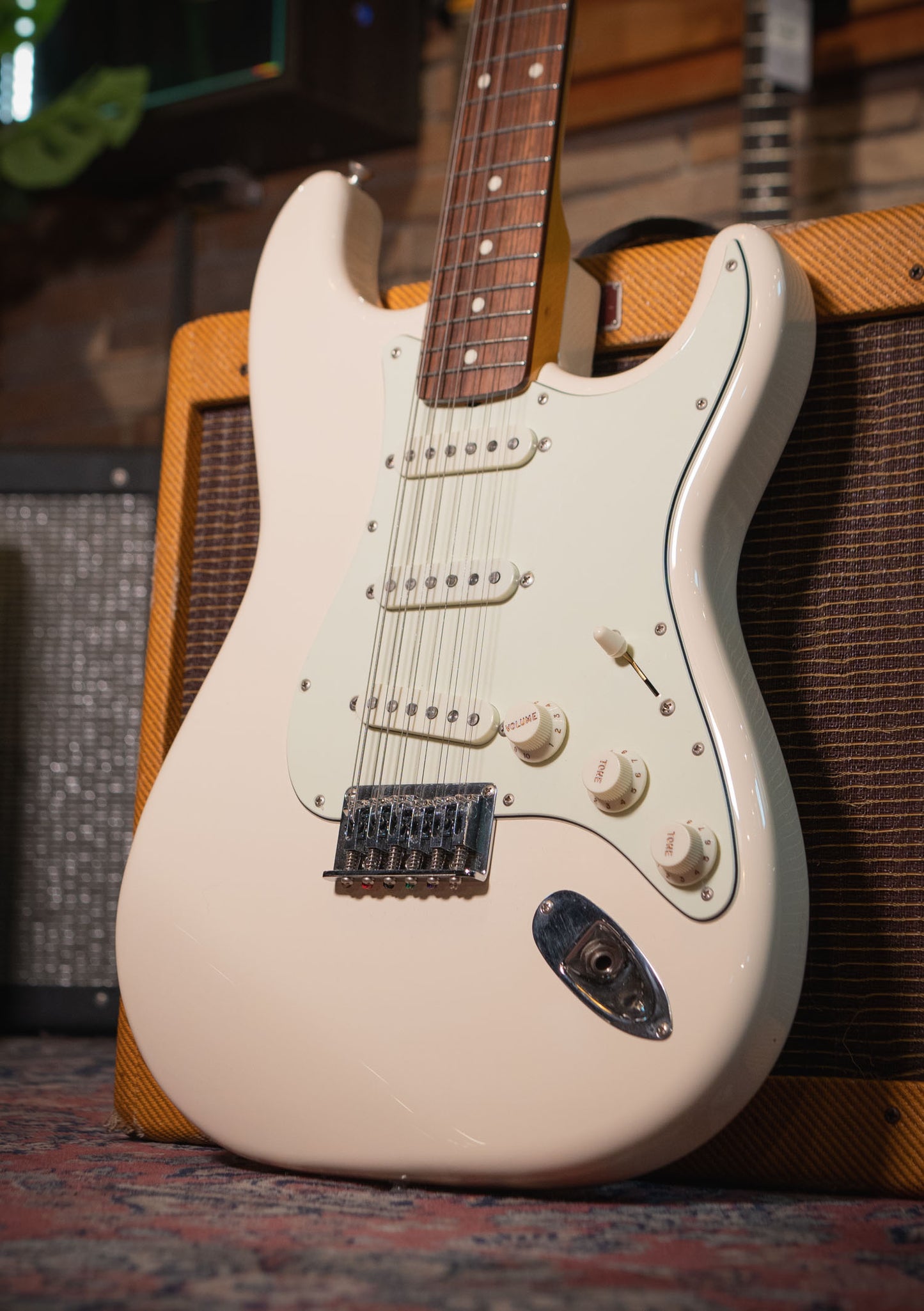 Fender FSR Traditional Stratocaster XII 12 Cuerdas Olympic White usada (incluye funda) - Guitarra eléctrica