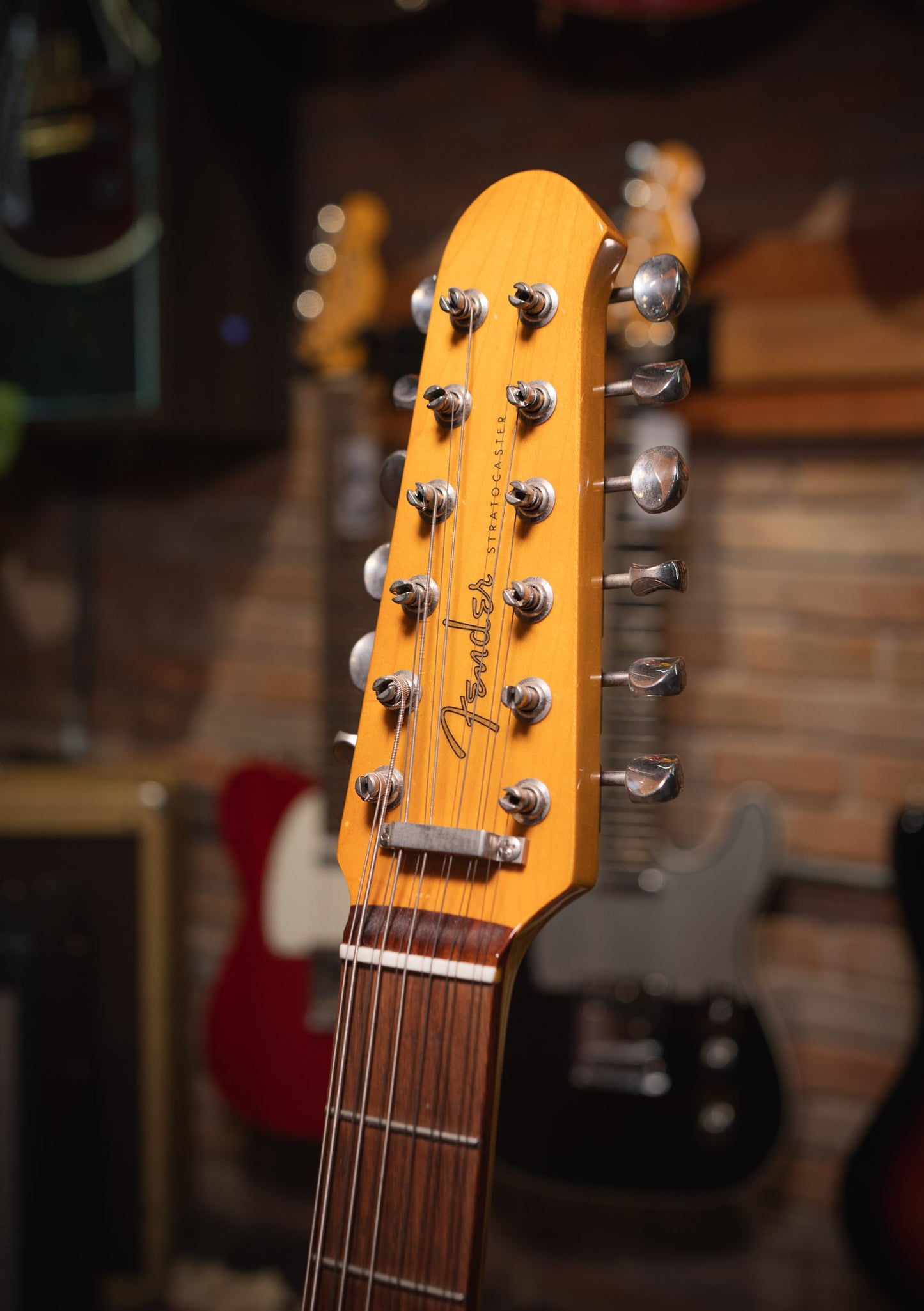 Fender FSR Traditional Stratocaster XII 12 Cuerdas Olympic White usada (incluye funda) - Guitarra eléctrica