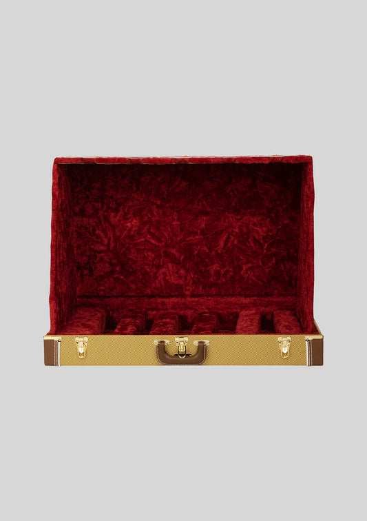 Fender Classic Series Case Stand color Tweed (amarillo)