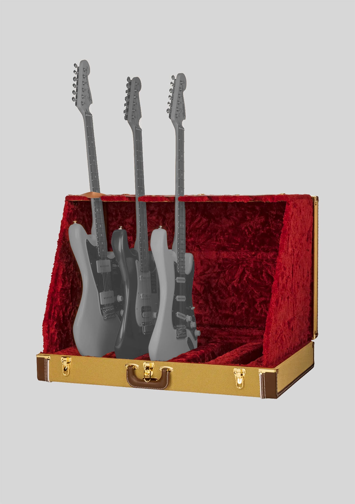 Fender Classic Series Case Stand color Tweed (amarillo)
