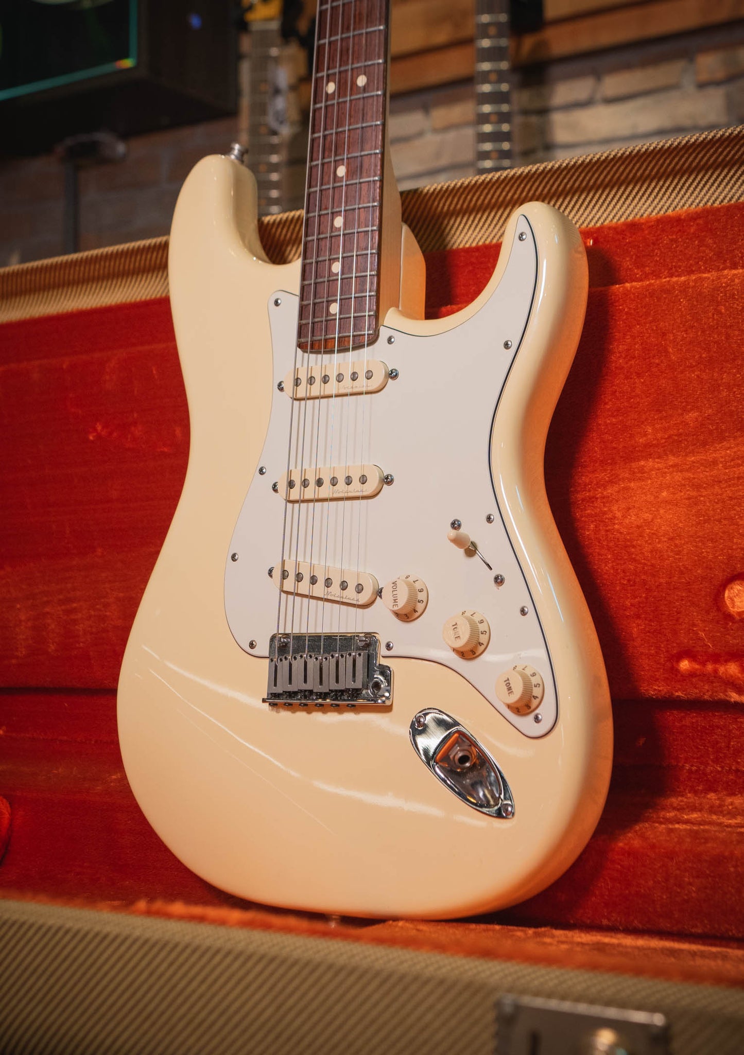 Fender Jeff Beck Stratocaster® Olympic White usada año 2016 (incluye hardcase) - Guitarra eléctrica