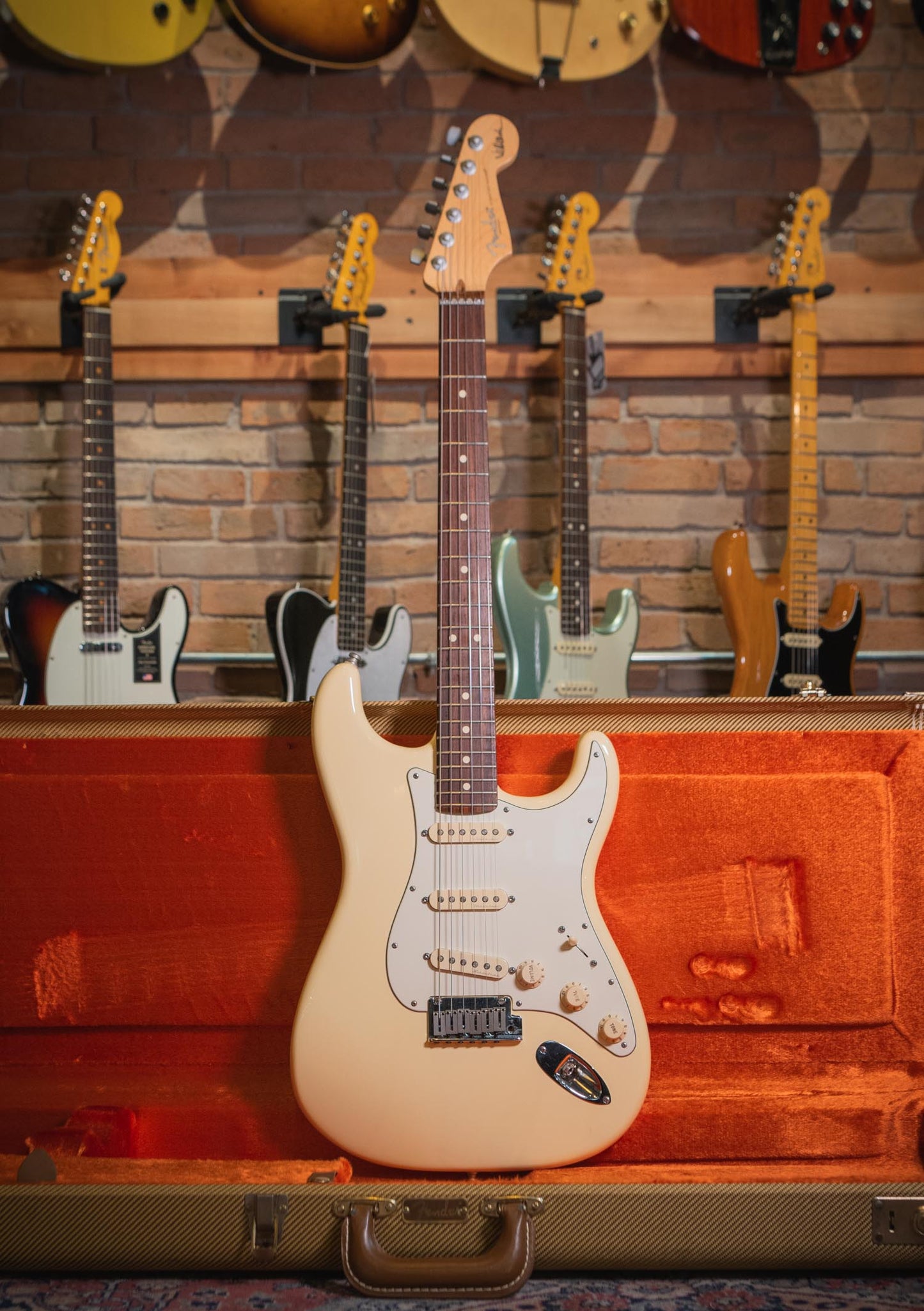 Fender Jeff Beck Stratocaster® Olympic White usada año 2016 (incluye hardcase) - Guitarra eléctrica