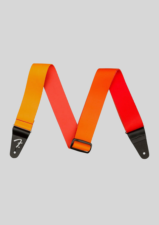 Correa guitarra o bajo Fender Ombré Strap Tequila Sunrise