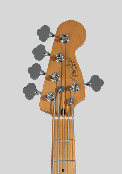 Fender Player II Modified Active Jazz Bass V - Olympic Pearl, Maple Fingerboard - Bajo eléctrico