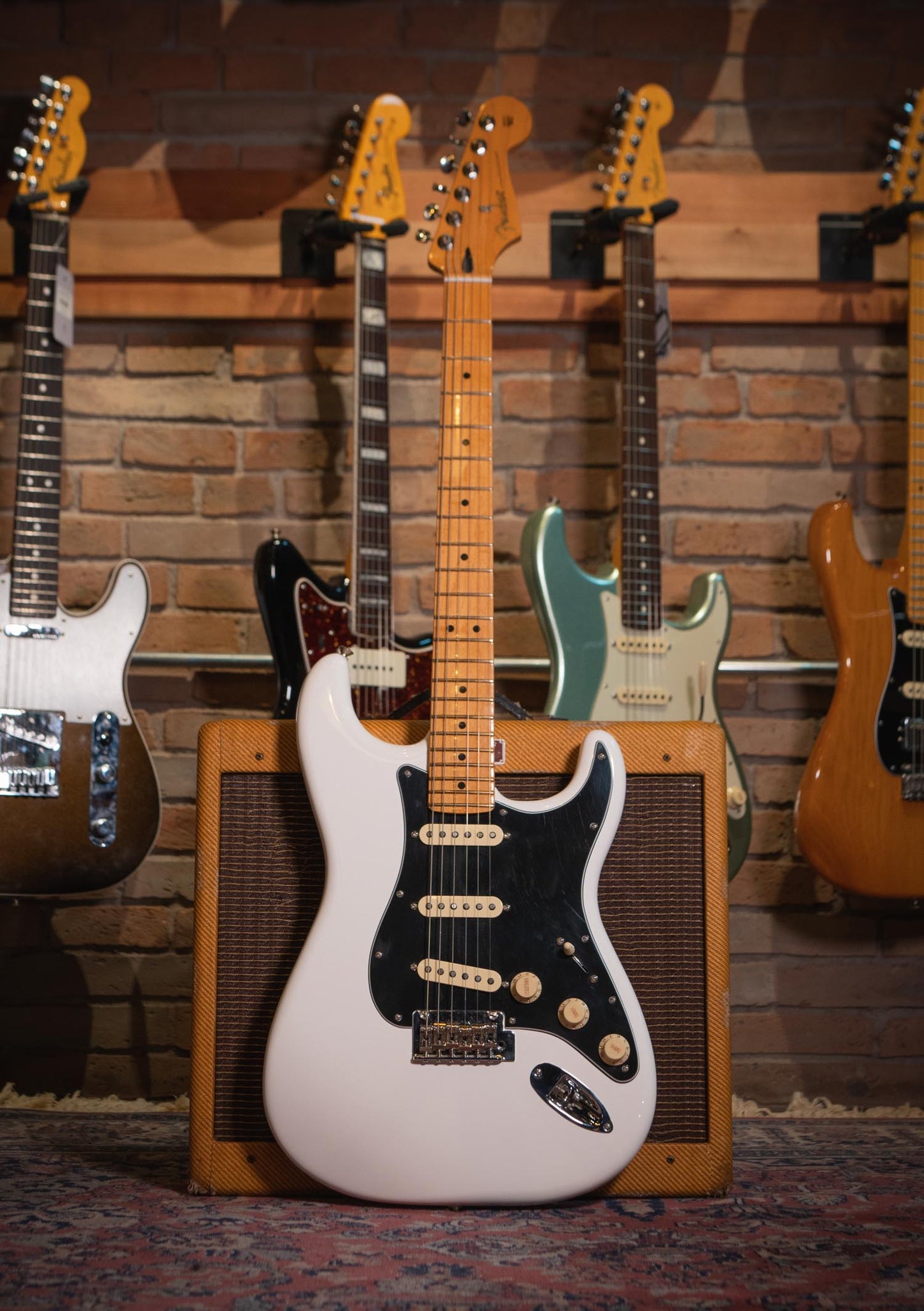 Fender Player II Stratocaster® Polar White open box año 2024 (incluye funda) - Guitarra eléctrica