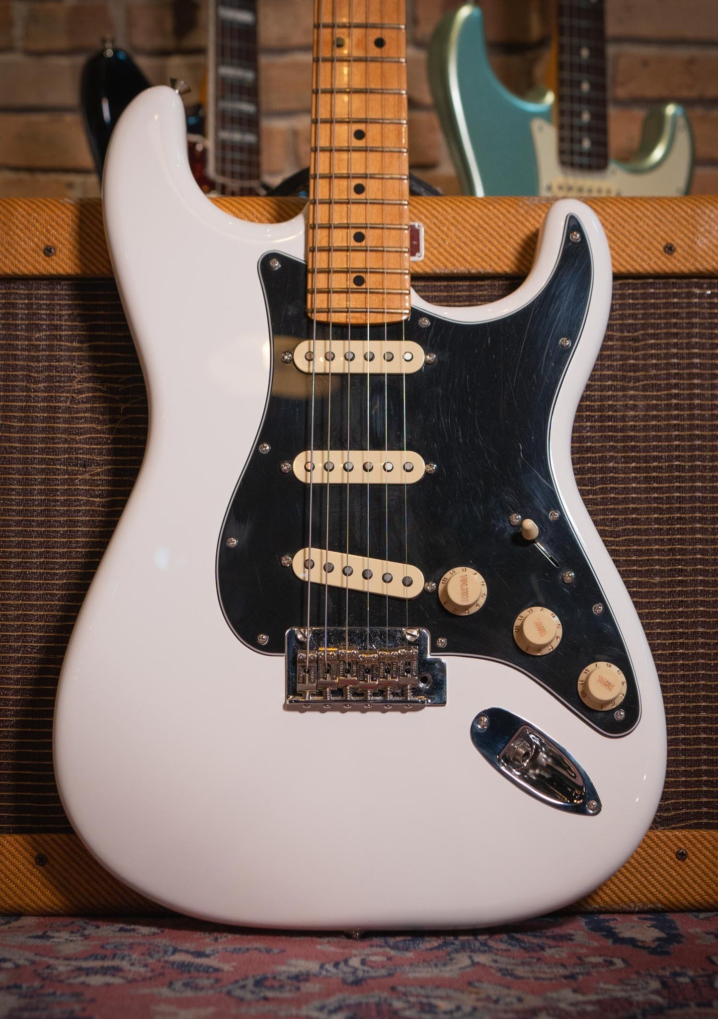 Fender Player II Stratocaster® Polar White open box año 2024 (incluye funda) - Guitarra eléctrica