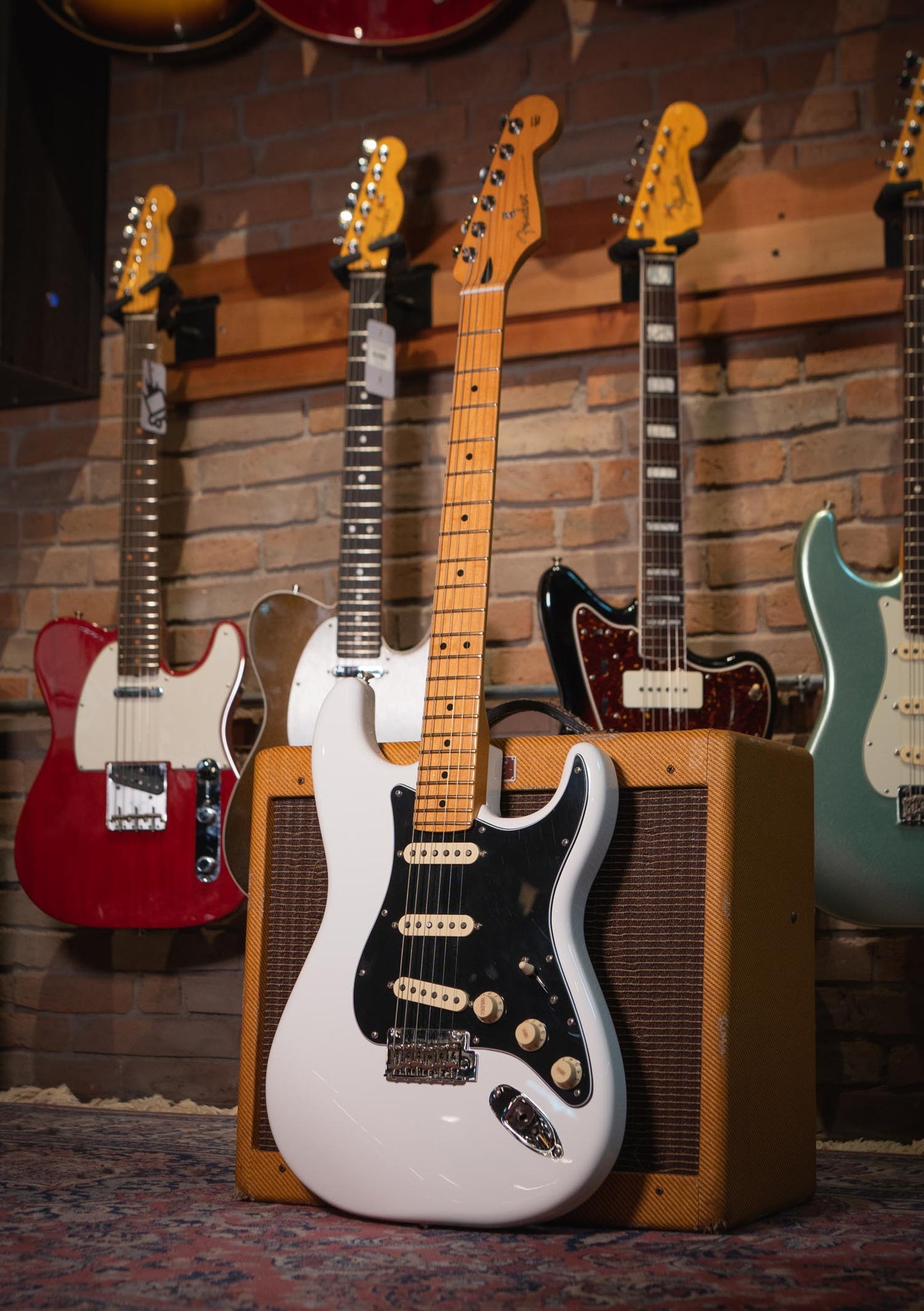 Fender Player II Stratocaster® Polar White open box año 2024 (incluye funda) - Guitarra eléctrica