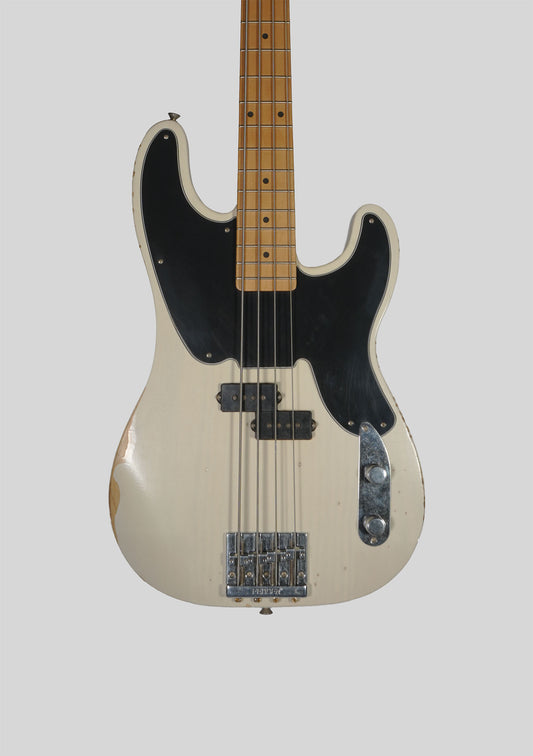 Fender Precision Bass Road Worn Mike Dirnt (Green Day) color White Blonde usado año 2018 - Bajo eléctrico