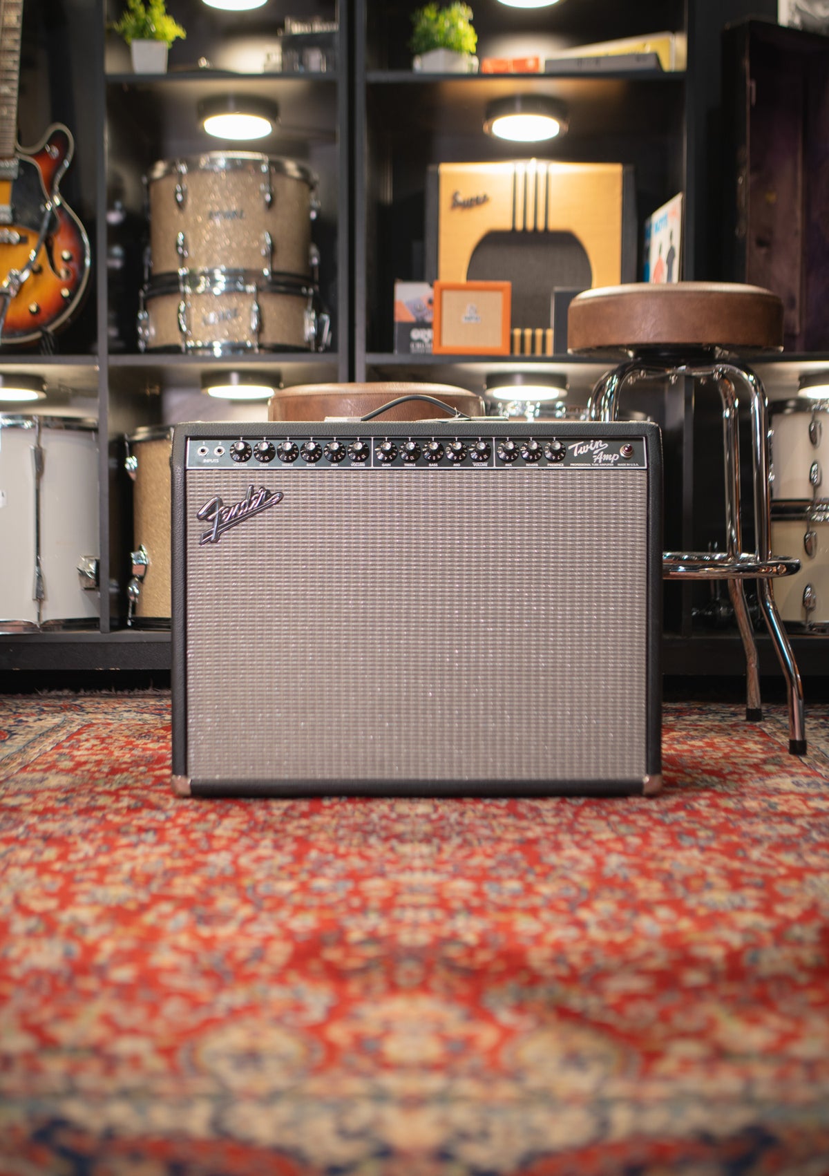 Fender  94 Twin Amp 2x12 usado año 1998 (incluye funda) - Amplificador de guitarra