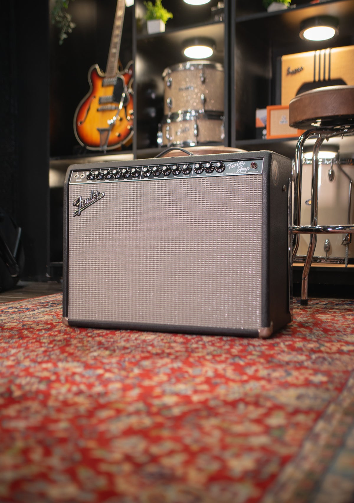 Fender  94 Twin Amp 2x12 usado año 1998 (incluye funda) - Amplificador de guitarra