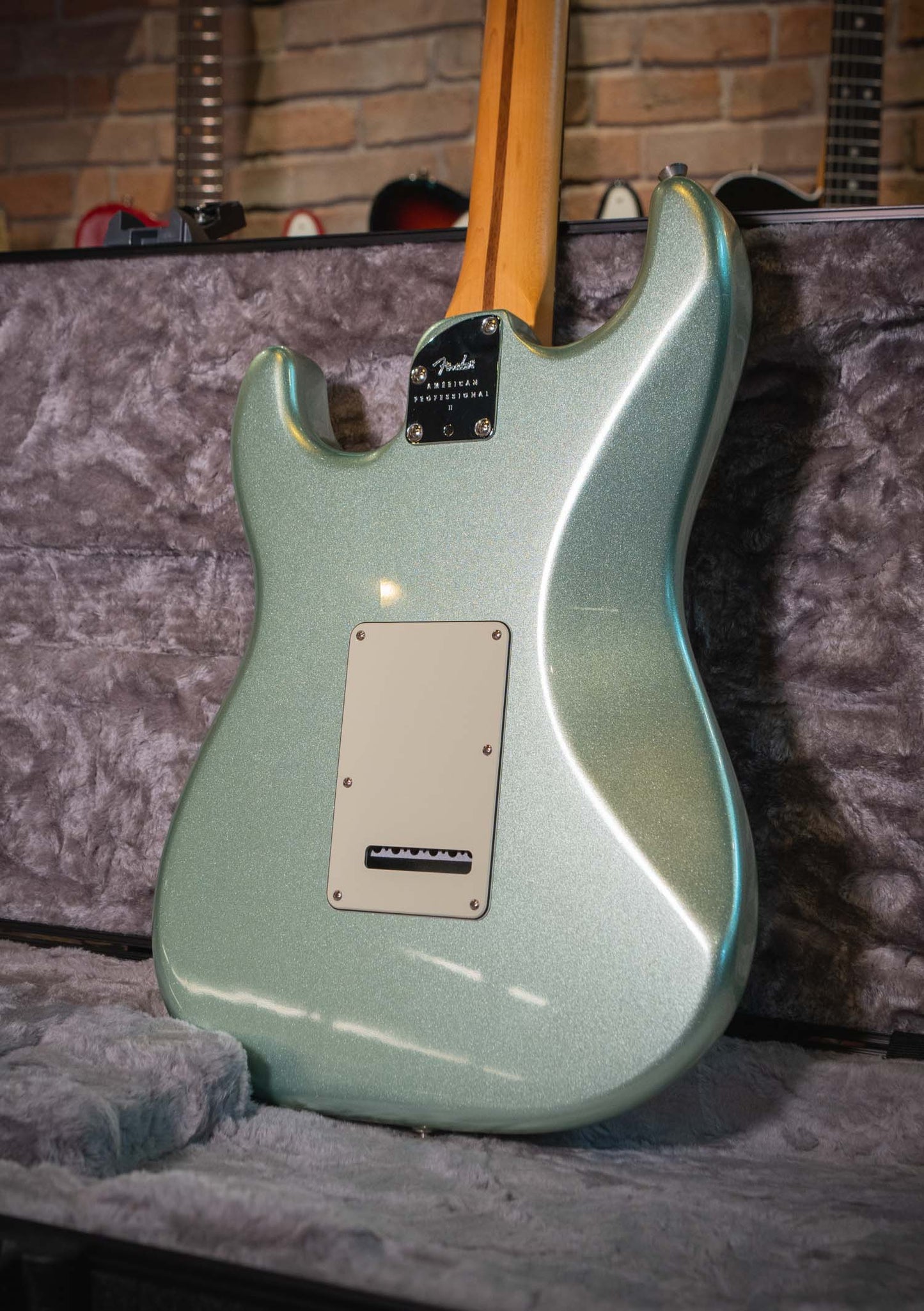 Fender American Professional II Stratocaster®  Mystic Surf Green usada año 2021 (incluye hardcase) - Guitarra eléctrica